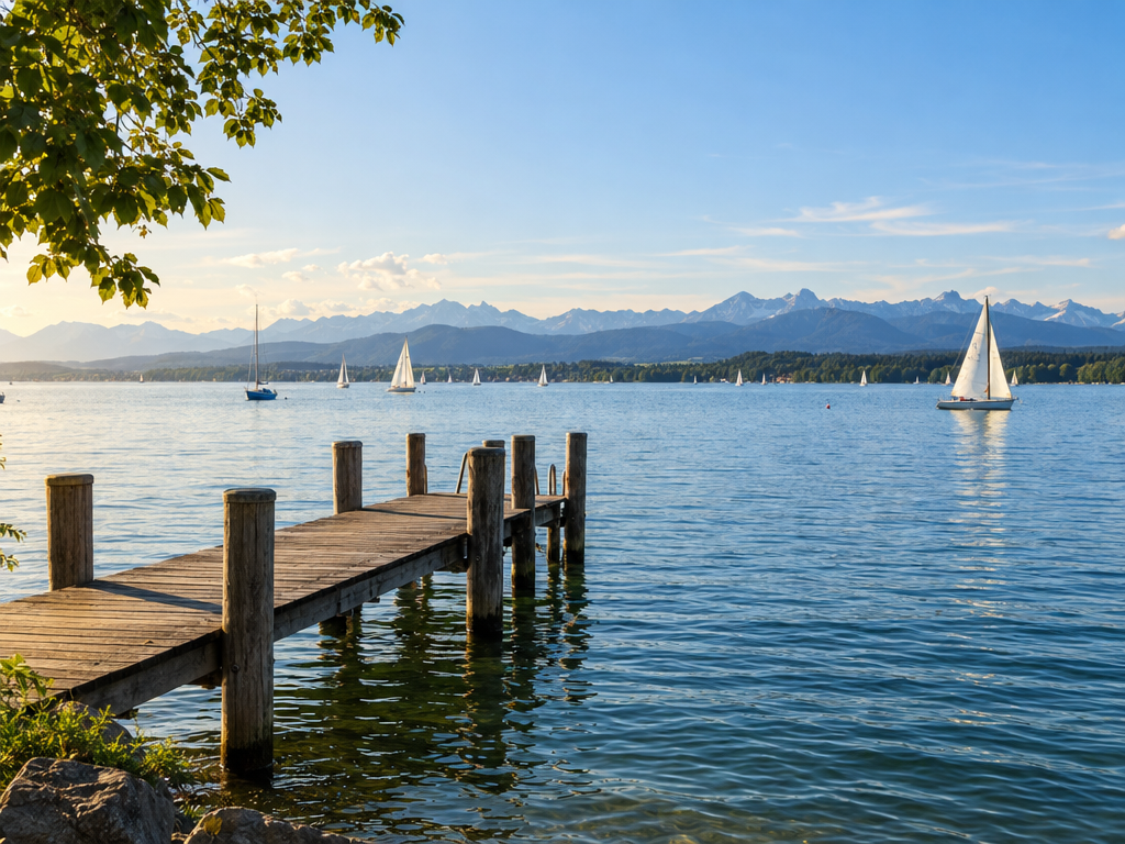 Starnberger See als Ausflugsziel von der Ferienwohnung München aus