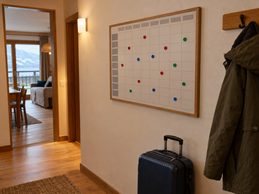 Ferienwohnung Steuer Eigennutzung: Belegungsplan mit Vermietungs-, Eigennutzungs- und Leerstandstagen