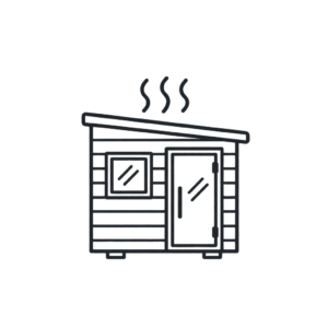 Icon Outdoor-Sauna – Monteurzimmer in München
