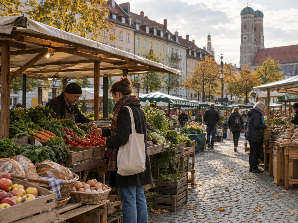 Wochenmarkt München: Märkte, Bauernmärkte und Einkaufen für Ferienwohnungs-Gäste