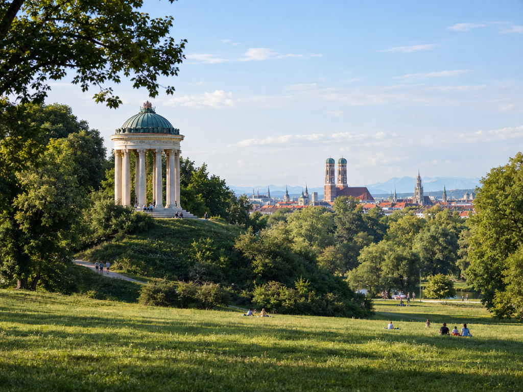 Englischer Garten nahe dem Lehel – Wohnen auf Zeit München und Umgebung